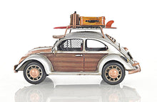 Load image into Gallery viewer, Hand Painted Model Car Tabletop Sculpture (401138) - Silver
