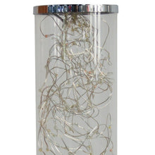 Load image into Gallery viewer, Metal Column LED Rope Table Lamp With Clear - Silver
