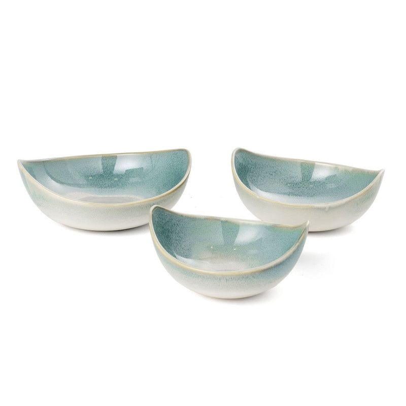 Decorative Bowl (Set of 3) - Blue / White