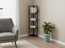 Load image into Gallery viewer, Four Tier Corner Bookcase (489788) - Black
