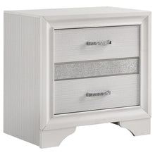 Load image into Gallery viewer, Transitional 2 Drawer Nightstand With Hidden Jewelry Tray
