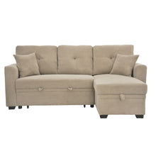 Load image into Gallery viewer, Sleeper Sectional With Pull Out Bed, Reversible Chaise
