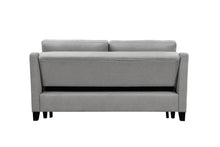 Load image into Gallery viewer, 69&quot;3 in 1 Convertible Queen Sleeper Sofa Bed, Modern Fabric Loveseat Futon Sofa Couch w/Pullout Bed, Small Love Seat Lounge Sofa w/Reclining Backrest, Furniture for Living Room, Light Gray
