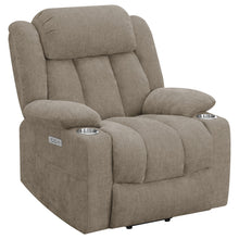 Load image into Gallery viewer, Beca - Upholstered Power Lift Recliner With Cupholders And USB Charging
