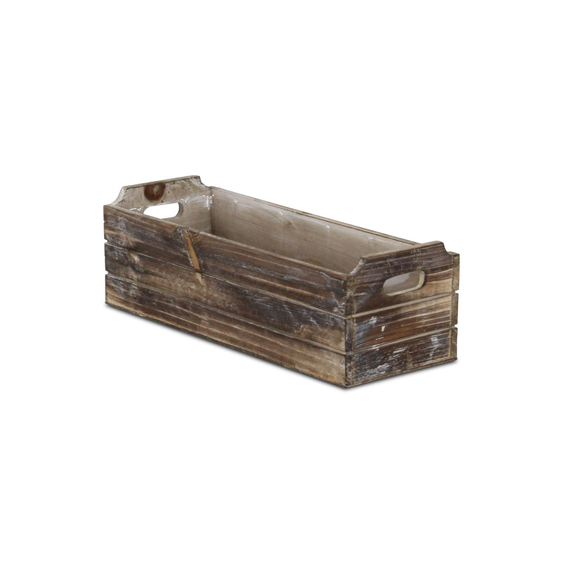 Rectangular Planter Box (638092) - Brown