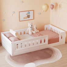 Load image into Gallery viewer, Platform Bed With Guardrail
