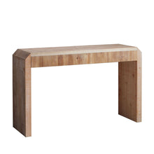 Load image into Gallery viewer, Rustic Modern Console Table With Drawer Storage - Natural Wood

