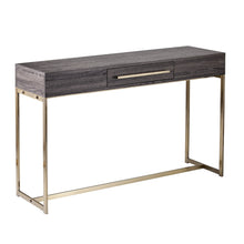Load image into Gallery viewer, Frame Console Table Drawers - Gray / Gold
