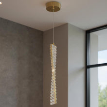 Load image into Gallery viewer, Metal LED Chandelier - Gold / Clear
