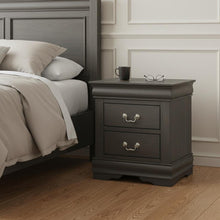 Load image into Gallery viewer, 24" Two Drawers Nightstand - Gray
