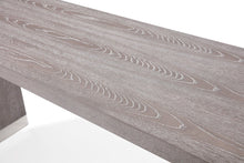 Load image into Gallery viewer, 71" Rectangular Manufactured Wood Top Fixed Dining Table - Gray
