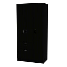 Load image into Gallery viewer, Three Door Armoire - Black / White
