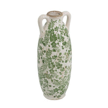 Load image into Gallery viewer, Leaf Amphora Table Vase (574227) - Green / White
