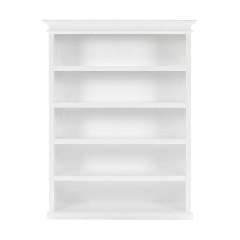 Five Tier Bookcase (523196) - Antiqued White