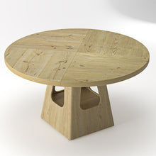 Load image into Gallery viewer, Farmhouse Round Dining Table With Storage Base
