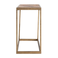 Load image into Gallery viewer, Brass Reclaimed Frame Console Table - Natural
