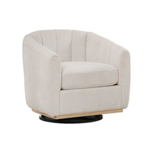 Load image into Gallery viewer, 360° Swivel Upholstered Barrel Chair
