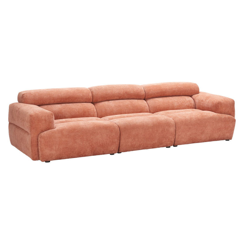 Manufactured Wood Sofa - Orange