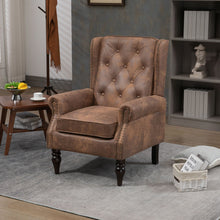 Load image into Gallery viewer, Modern Accent Armchair With Sturdy Wood Legs
