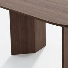 Load image into Gallery viewer, Double Pedestal Base Oval Dining Table (691646) - Brown
