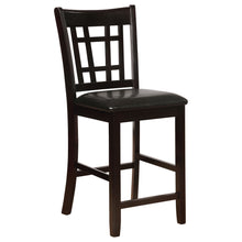 Load image into Gallery viewer, Lattice Back Counter Height Stools (Set of 2)

