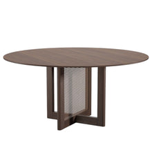 Load image into Gallery viewer, 59" Solid Wood Rounded Bar Table - Brown
