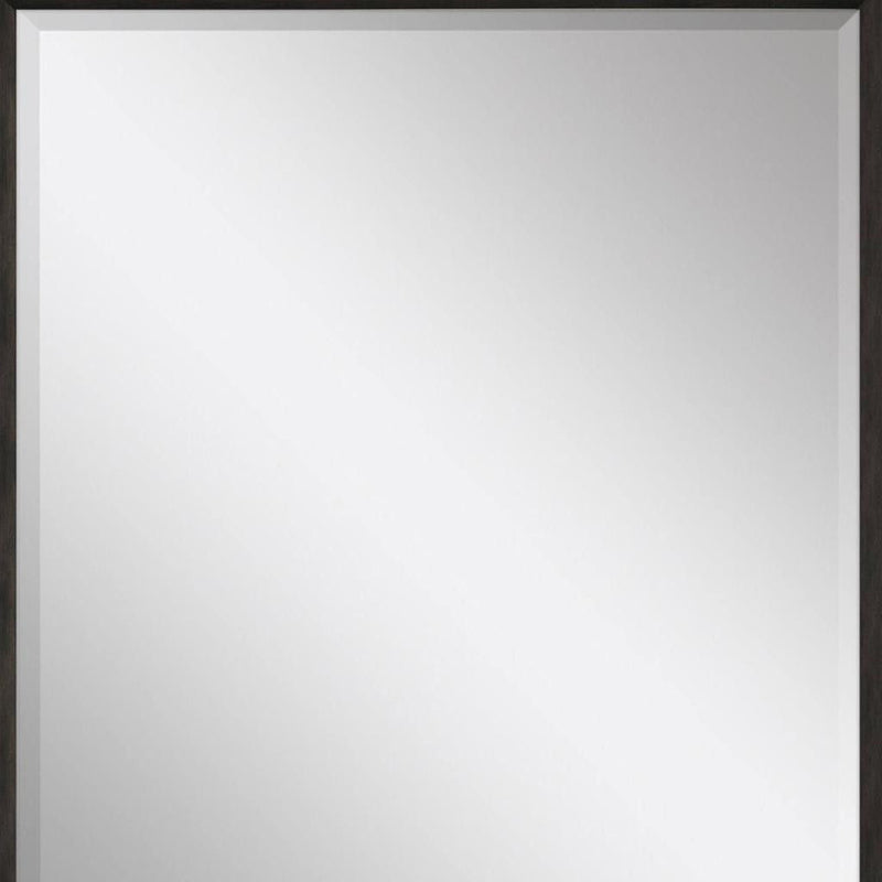 32" Accent Mirror - Dark Brown