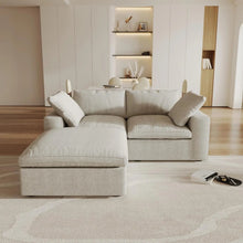 Load image into Gallery viewer, Blend Modular L Shaped Three Piece Corner Sectional - Khaki
