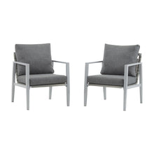 Load image into Gallery viewer, Modern Lounge Chair With Rope Accents And Cushions
