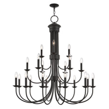 Load image into Gallery viewer, 44" Multi Light Dimmable Chandelier With Shades - Bronze
