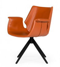 Load image into Gallery viewer, Faux Leather Dining Chair - Cognac
