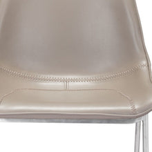 Load image into Gallery viewer, 26" Steel Low Back Counter Height Bar Chairs (Set of 2) - Gray And Silver
