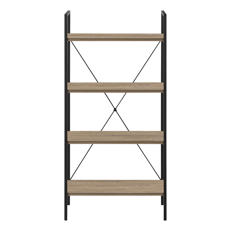 Four Tier Etagere Bookcase - Taupe