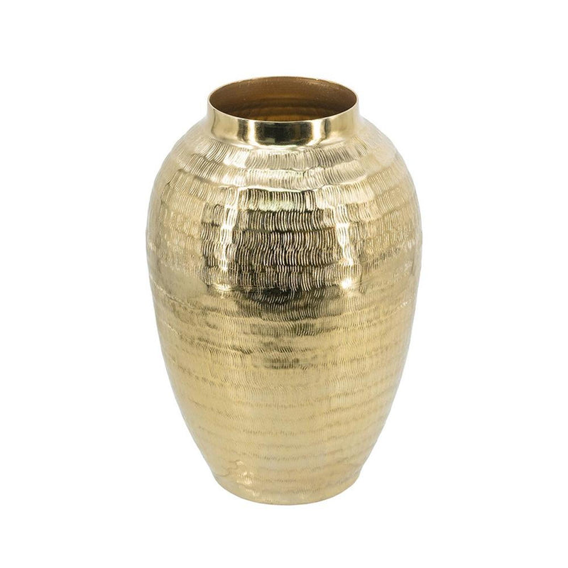 Hammered Urn Table Vase (574418) - Gold