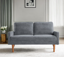 Load image into Gallery viewer, Loveseat Sofa, European Style With Sleek Design, Modern &amp; Vintage Flair, Upholstered 2 Seater Couch
