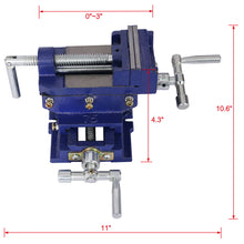 Load image into Gallery viewer, Industrial Quality Cross Slide Vise, Drill Press Metal Milling 2 Way X - Y
