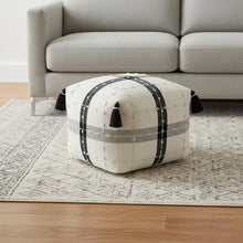 Load image into Gallery viewer, Cotton Ottoman - Black
