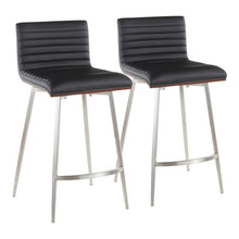 Load image into Gallery viewer, Mason - Contemporary Swivel Counter Stool (Set of 2)
