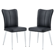 Load image into Gallery viewer, Modern Minimalist Dining Chairs With Metal Legs
