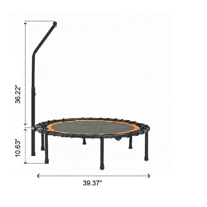 Xtp006 - Sports Trampoline Indoor / Outdoor Fitness Equipment - Black