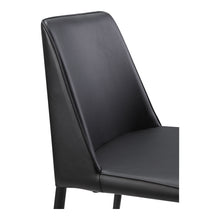 Load image into Gallery viewer, Upholstered Faux Leather Dining Side Chairs Without Arms (Set of 2) - Black
