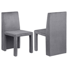 Load image into Gallery viewer, Santa Cruz - Upholstered Dining Side Chair (Set of 2) - Gray
