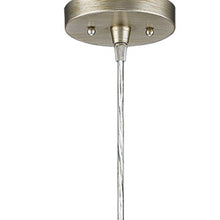 Load image into Gallery viewer, Metal Hanging Light With Dome Shade - Silver
