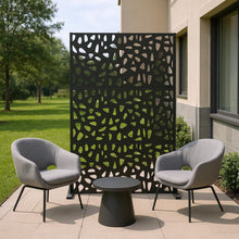 Load image into Gallery viewer, Three Panel Screen Room Divider (720113) - Black
