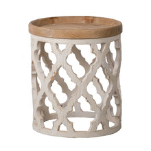 Load image into Gallery viewer, Stylish Rustic Round Wooden Table
