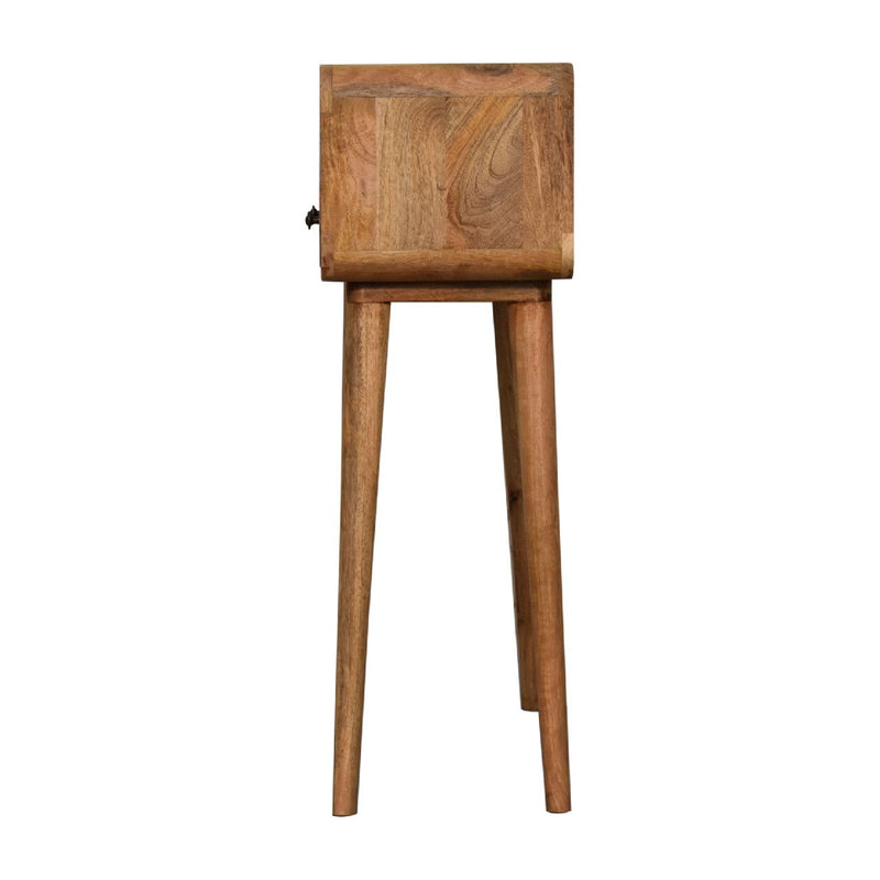 Solid Wood Solid Console Table With Shelf With Drawer (723400) - Brown