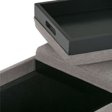 Load image into Gallery viewer, Avalon - Upholstered Storage Ottoman
