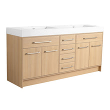 Load image into Gallery viewer, Freestanding Bathroom Vanity With Resin Sink, Soft-Closing Doors And Drawers
