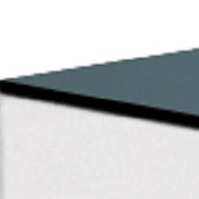 Load image into Gallery viewer, 20" Mirro Glass Square Cross Legs End Table - White

