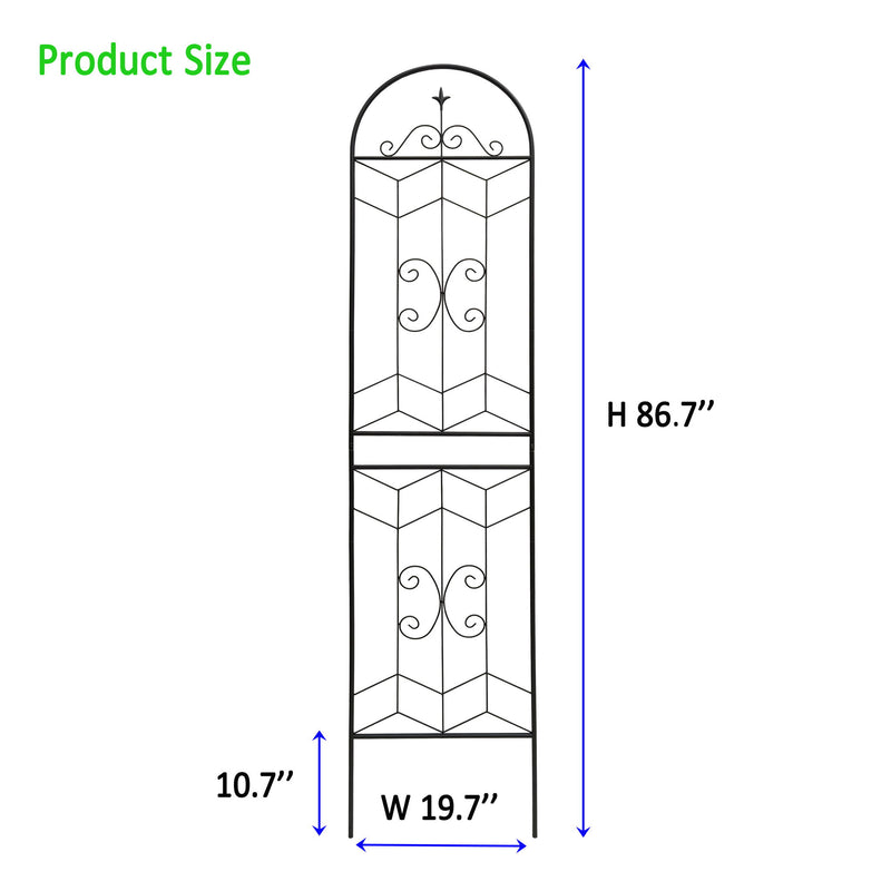 Garden Trellis, Rustproof Support For Climbing Plants